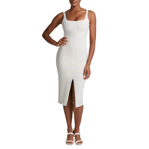 NEW COMMANDO do it all denim midi tank dress in porcelain - Picture 1 of 2